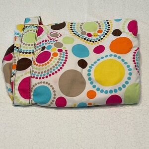 Colorful Polka Dot Women's XLarge Canvas Tote